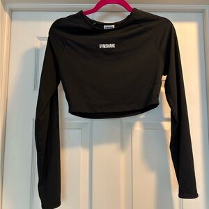 Gym Shark Long Sleeve Crop Top Size Small